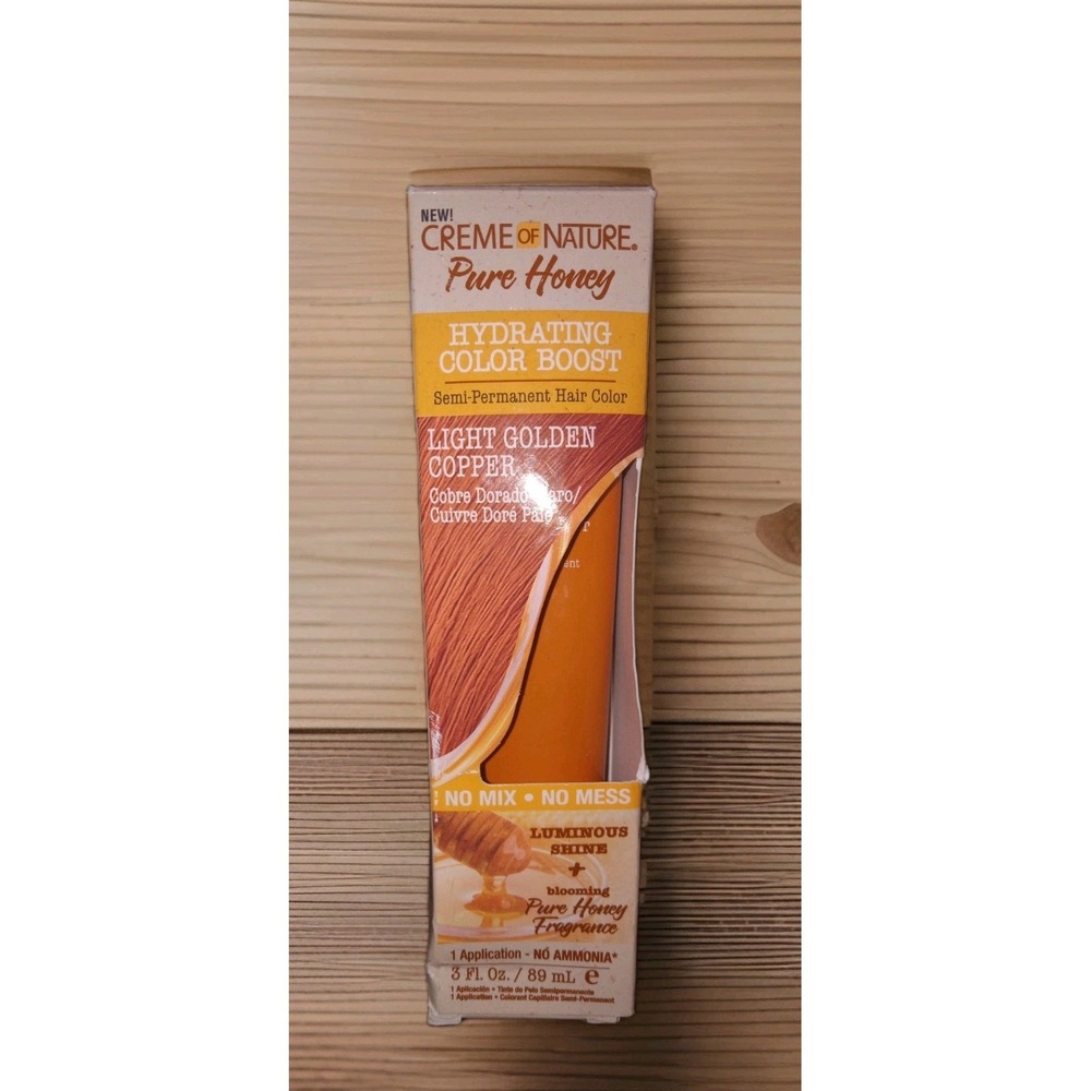 Creme Of Nature Pure‎ Honey Color Boost Light Golden Copper 3 oz
